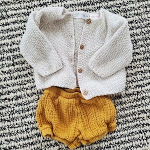 Adorable Bloomer and Knit Sweater Set